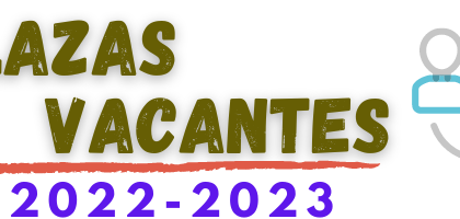 Plazas Vacantes para la convocatoria extraordinaria de septiembre